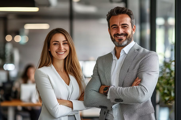 Two business professionals